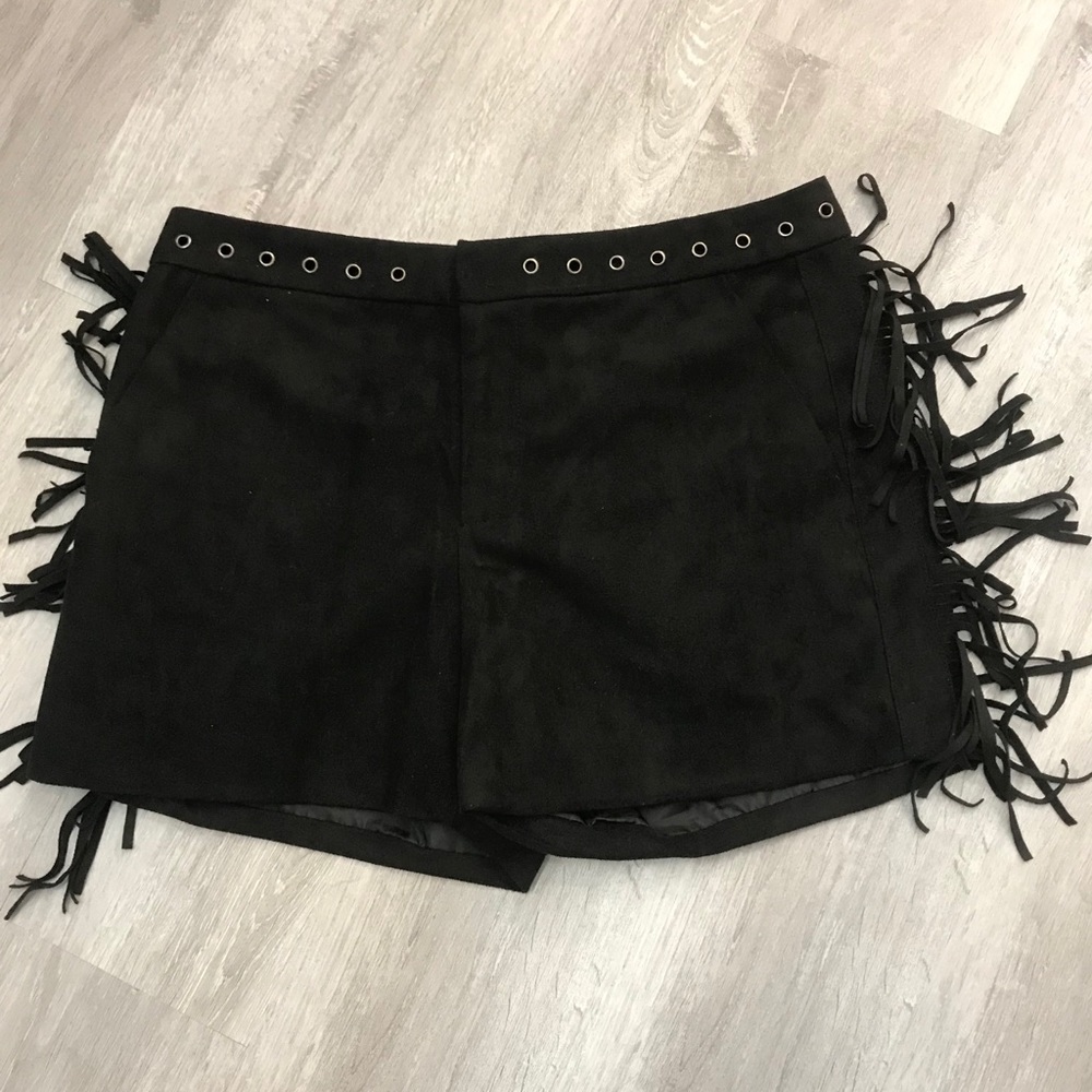 Butterflies & Zebras Fringe Shorts
